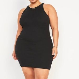 Old navy bodycon ribbed tank dress
